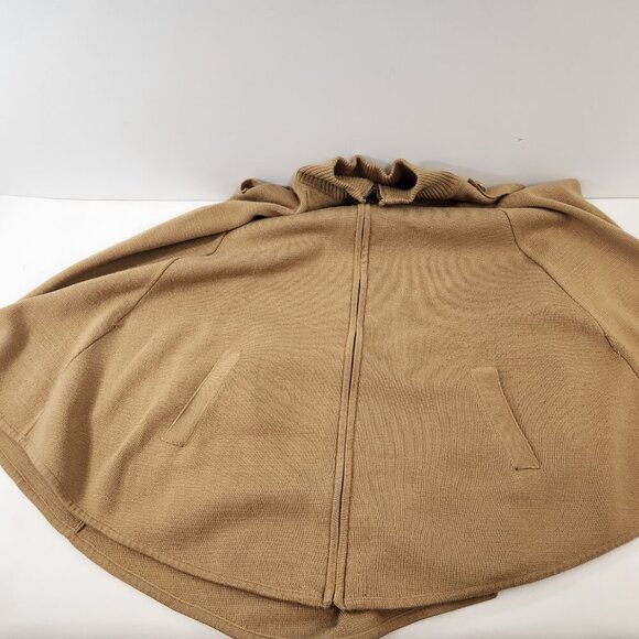 Big Buddha Camel Knit Poncho Cape Size M/L - Picture 8 of 9